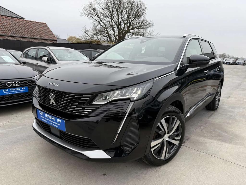 Peugeot 5008 1.2i 130PK FACELIFT 7 ZIT NAVI LEDER CAMERA LED, Auto's, 116 g/km, Gebruikt, Leder, Handgeschakeld