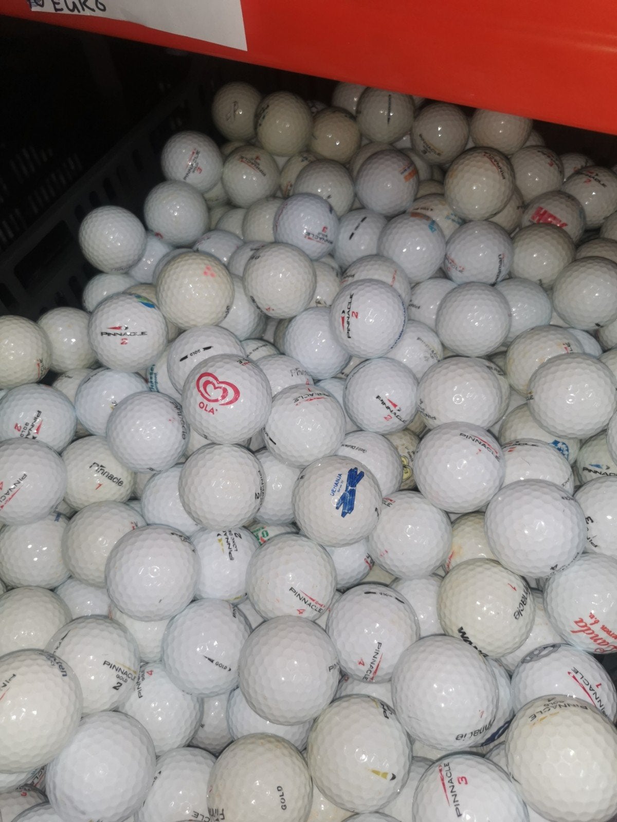 Gebruikte pinnacle golfballen 100 stuks, Ophalen of Verzenden