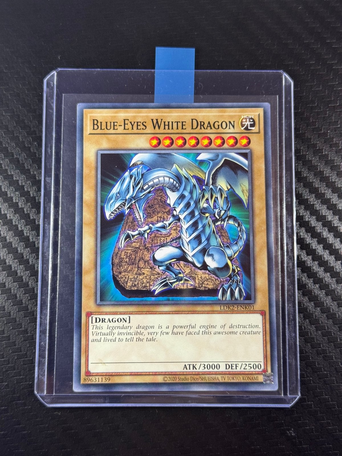 Blue-Eyes White Dragon ｜ Non-Holo ｜ Ruin ｜ LDK2-ENK01, Hobby en Vrije tijd, Verzamelkaartspellen | Yu-gi-Oh!, Verzenden, Zo goed als nieuw