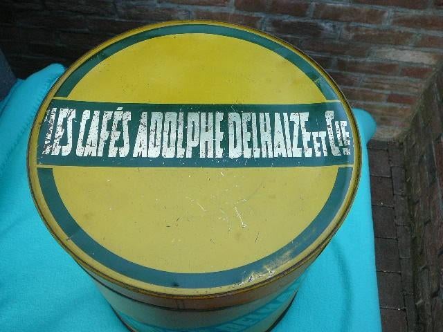 ancienne boîte à café adolphe delhaize, Enlèvement ou Envoi, Utilisé, Autres types