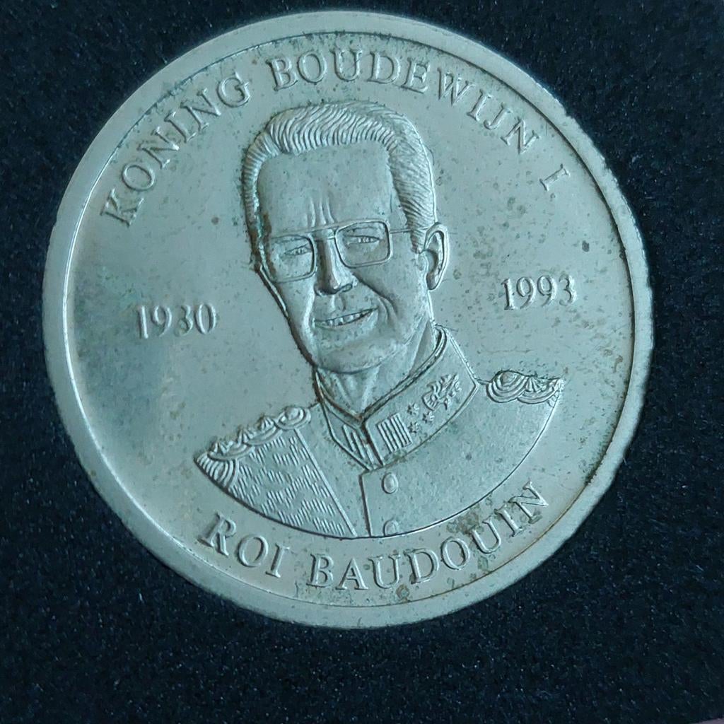 Token / medaille België, Boudewijn / Zilver / 6500 ex / 1997, Verzenden, Zilver, Losse munt, Zilver