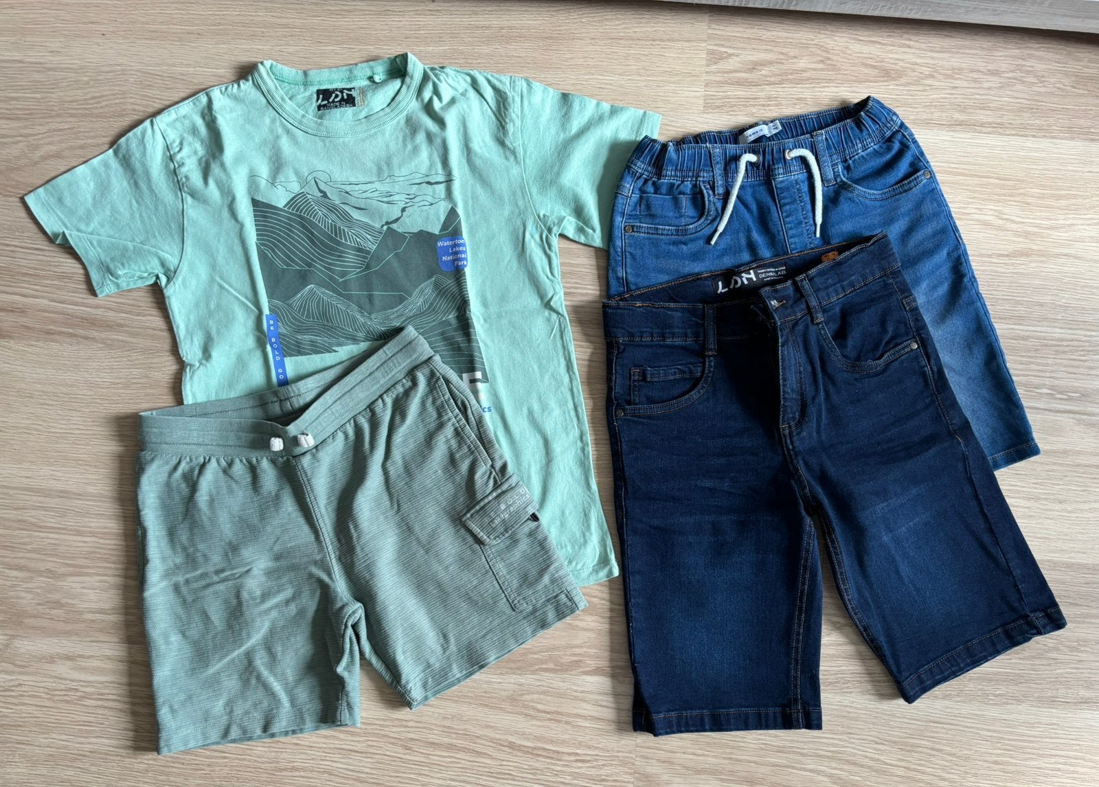 Jongenskleren, 12 jaar, Name it en Losan, Kinderen en Baby's, Kinderkleding | Maat 152, Ophalen, Zo goed als nieuw