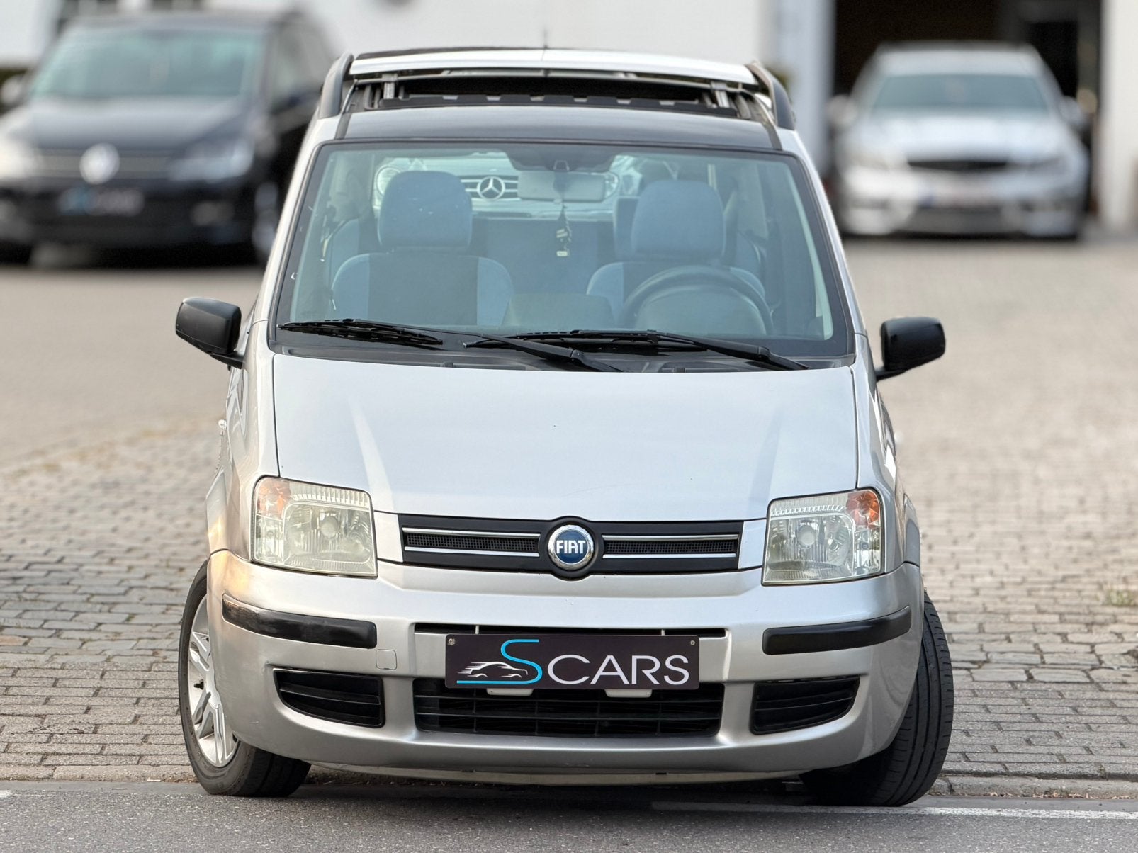 Fiat panda 1.2i ** Automaat ** Airco ** 087.000 km **, Argent ou Gris, Achat, Entretenue par le concessionnaire, 5 portes