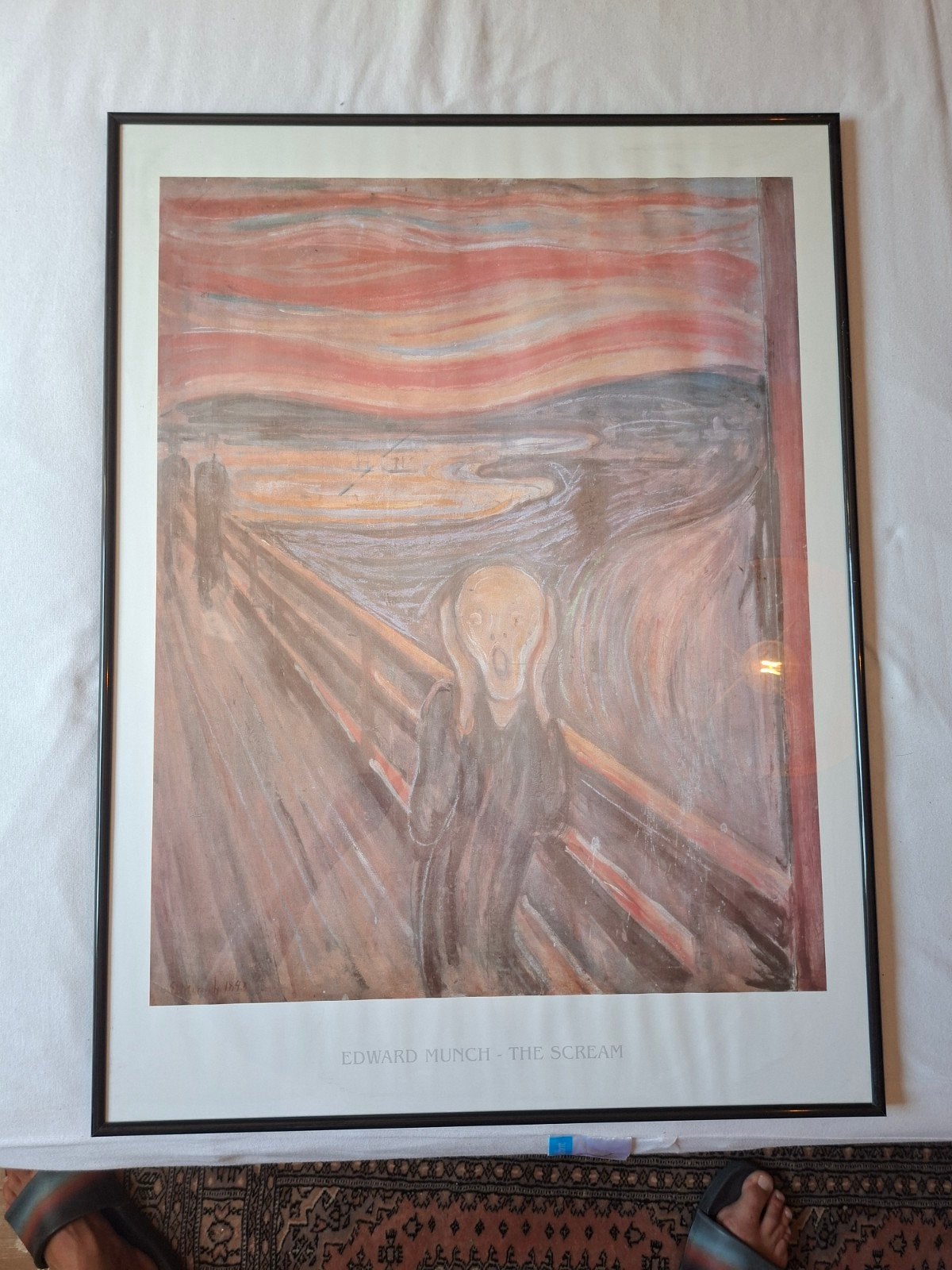 cadre Edward Munch - le cri, Enlèvement