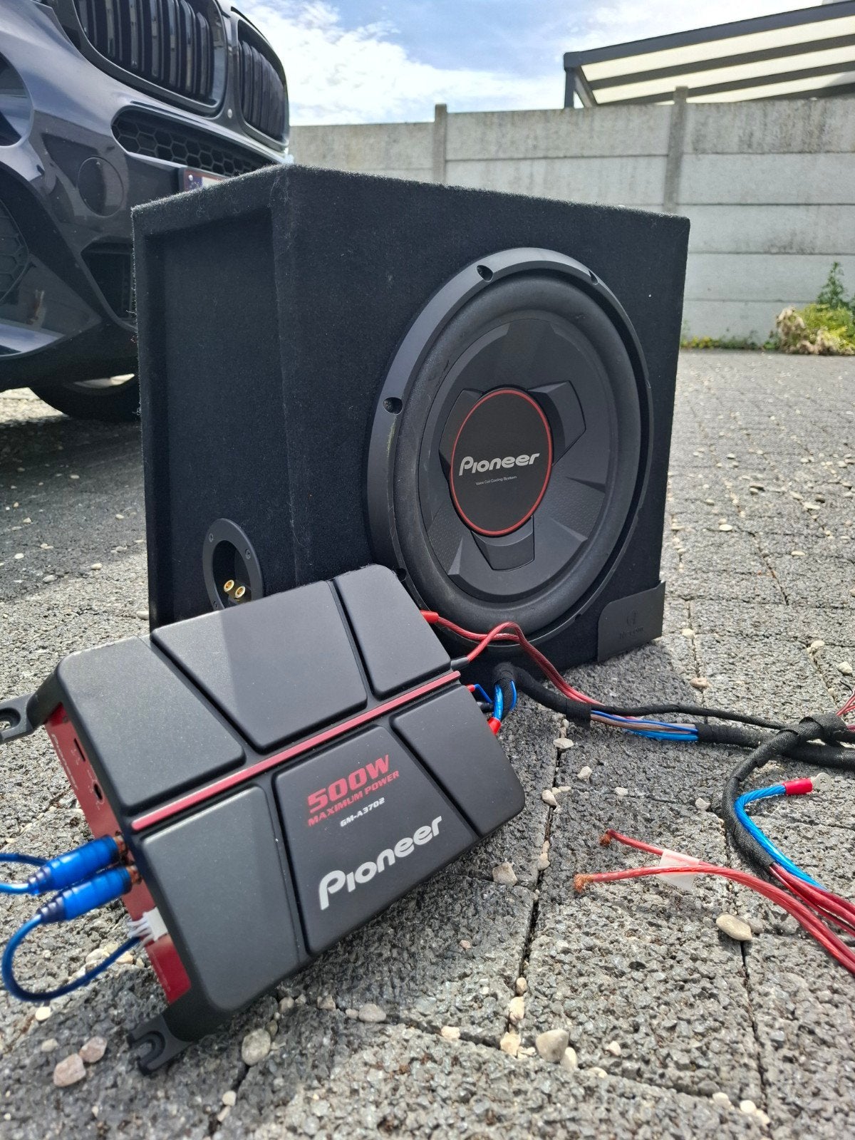 Pioneer subwoofer muziekinstallatie, Autos : Divers, Haut-parleurs voiture, Enlèvement