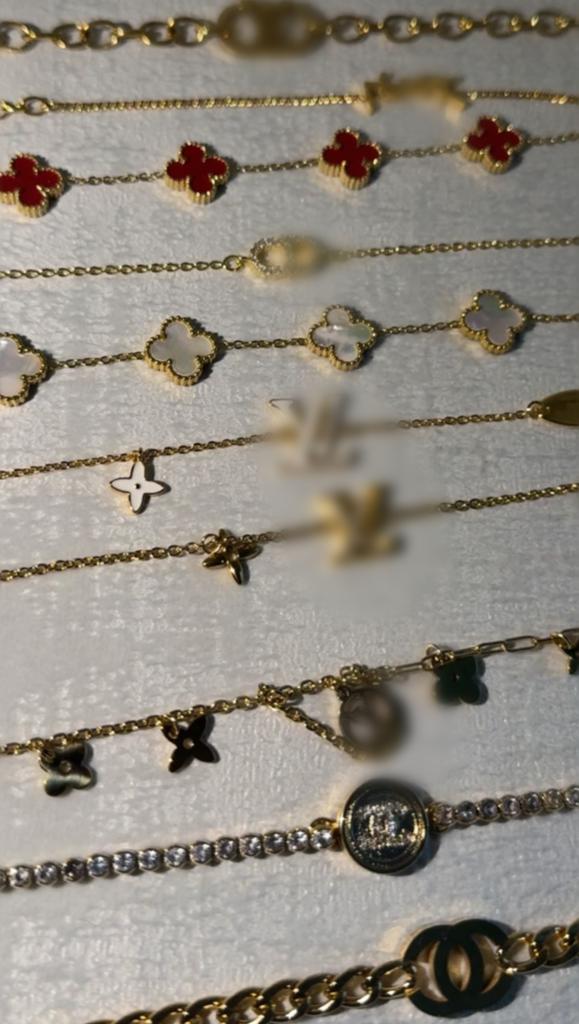 Bracelets acier inoxydable neuf, Handtassen en Accessoires, Enkelbandjes en Enkelkettinkjes, Ophalen of Verzenden, Nieuw