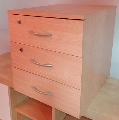 Caisson à 3 tiroirs, Maison & Meubles, Armoires | Commodes, 3 ou 4 tiroirs, 25 à 50 cm, Moins de 100 cm, Enlèvement