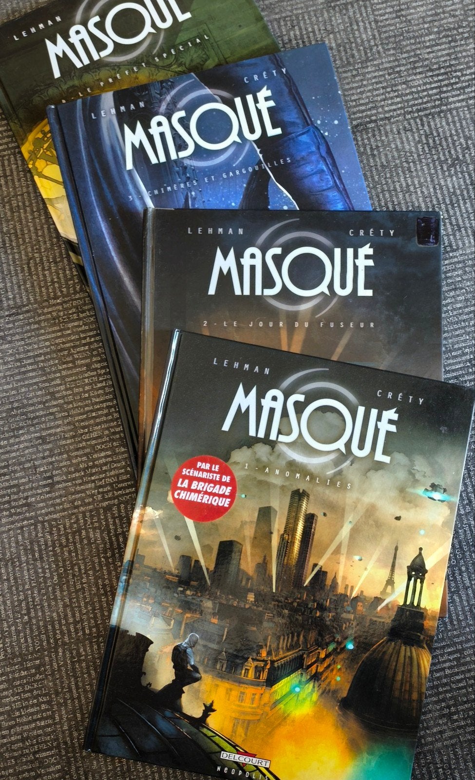 Lot des 4 BD série "MASQUÉ", Livres, Enlèvement ou Envoi
