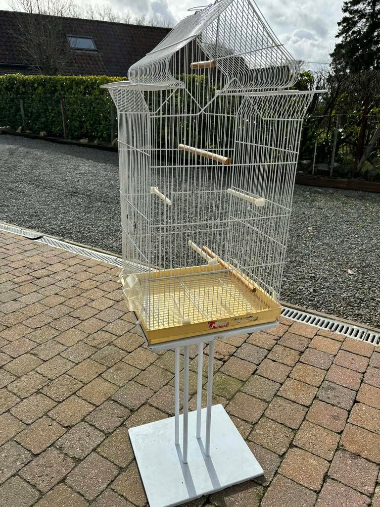 Vogelkooi met voet te koop, Ophalen
