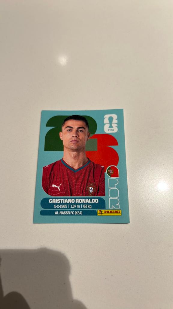 Cristiano Ronaldo Panini Sticker 2026, Ophalen of Verzenden, Nieuw, Sticker