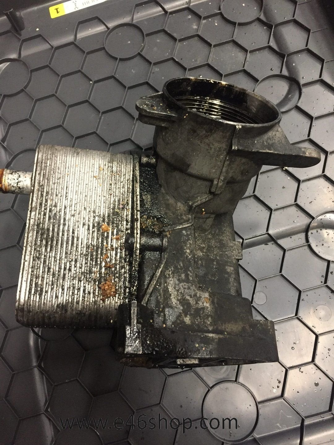 Oliefilterhuis BMW E39 E46 M57 diesel motor, -, Utilisé, -, Enlèvement ou Envoi