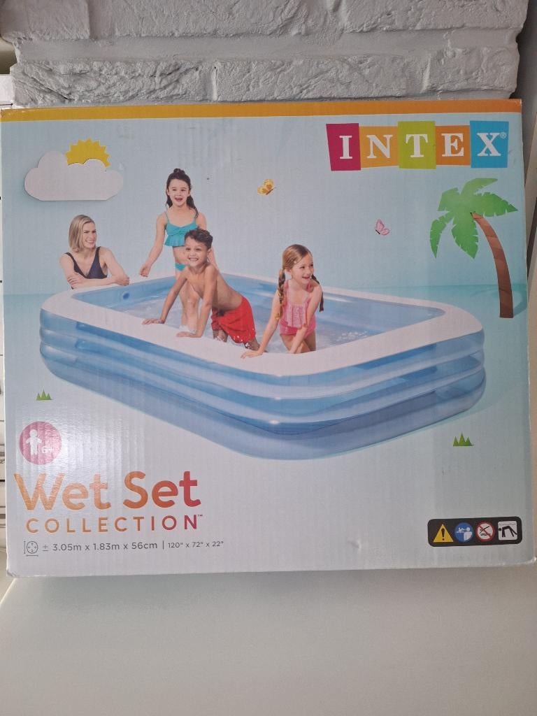 Nieuw Intex kinderzwembad, Tuin en Terras, Ophalen, Nieuw, Rechthoekig