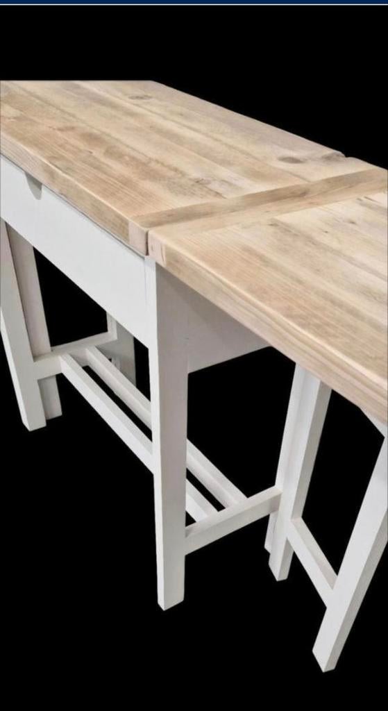 Sidetable/bureau met lade, Huis en Inrichting, Tafels | Eettafels, Ophalen