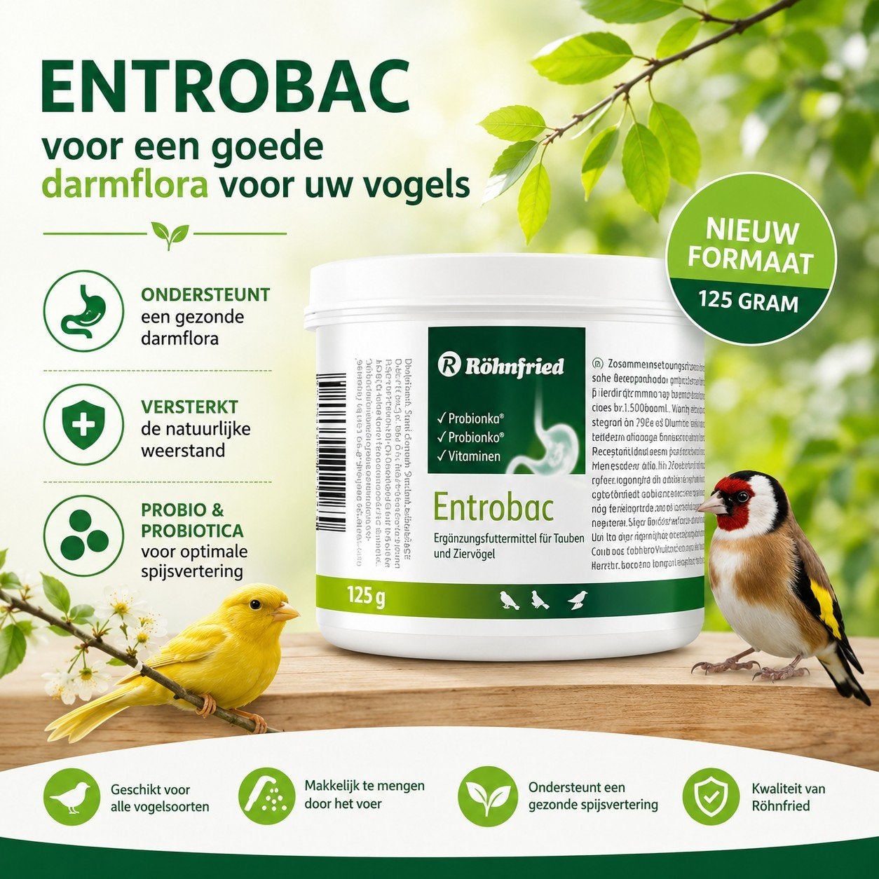 Entrobac 125 grammes (flore intestinale, pré- et probiotique, Enlèvement