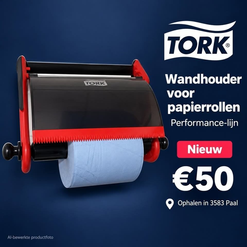 Tork Performance wandhouder voor papierrollen – nieuw, Ophalen