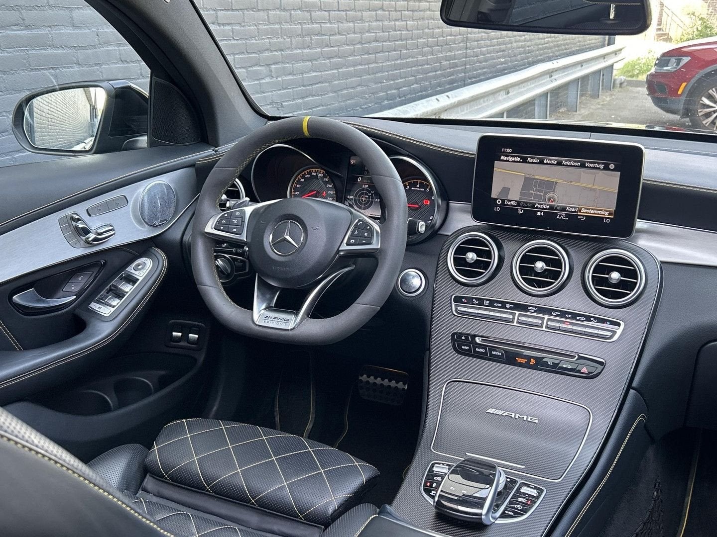 Mercedes-Benz GLC AMG 63s Coupé 4MATIC+ | Edition 1 | Carbon, Auto's, Automaat, Zwart, SUV of Terreinwagen, Parkeerassistent