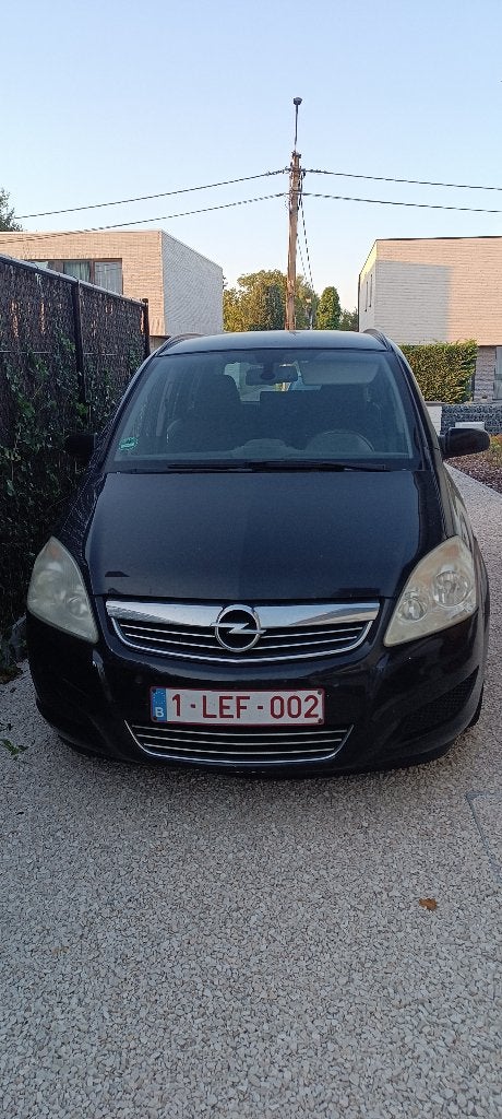Opel Zafira 1.7CDTI 2009, Auto's, Stof, Zwart, 5 deurs, Particulier
