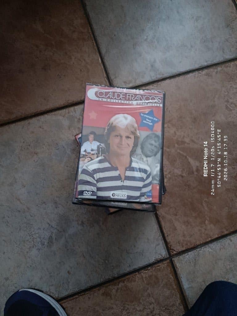 Lot de 13 DVD de Claude François, CD & DVD, Enlèvement ou Envoi, Comme neuf, Français, Autres types