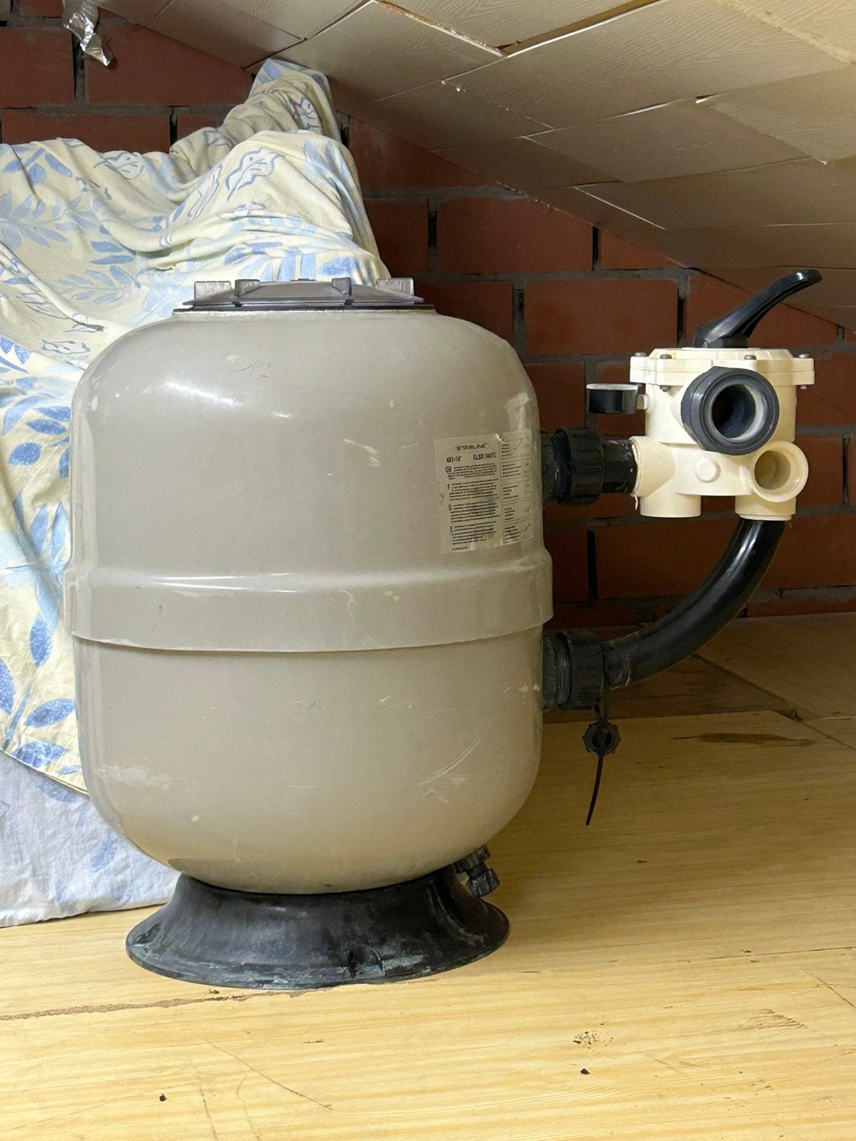 Zandfilter voor zwembaden, Enlèvement, Utilisé