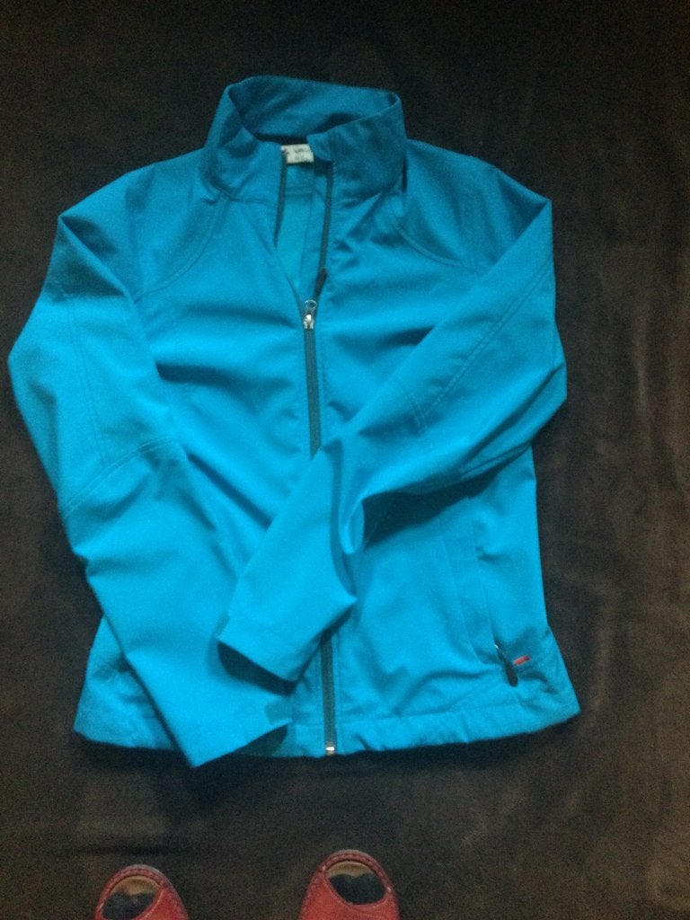 Korte wandel/fiets damesjasje, Kleding | Dames, Blauw, Ophalen of Verzenden, Zo goed als nieuw, Vaude