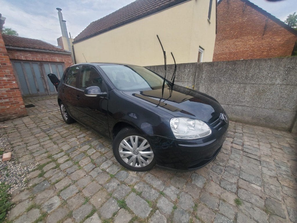 VOLKSWAGEN GOLF 5 — 1.4 TSI BENZINE — 2007 — 159.000 KM, Auto's, Stof, Zwart, Handgeschakeld, 5 deurs