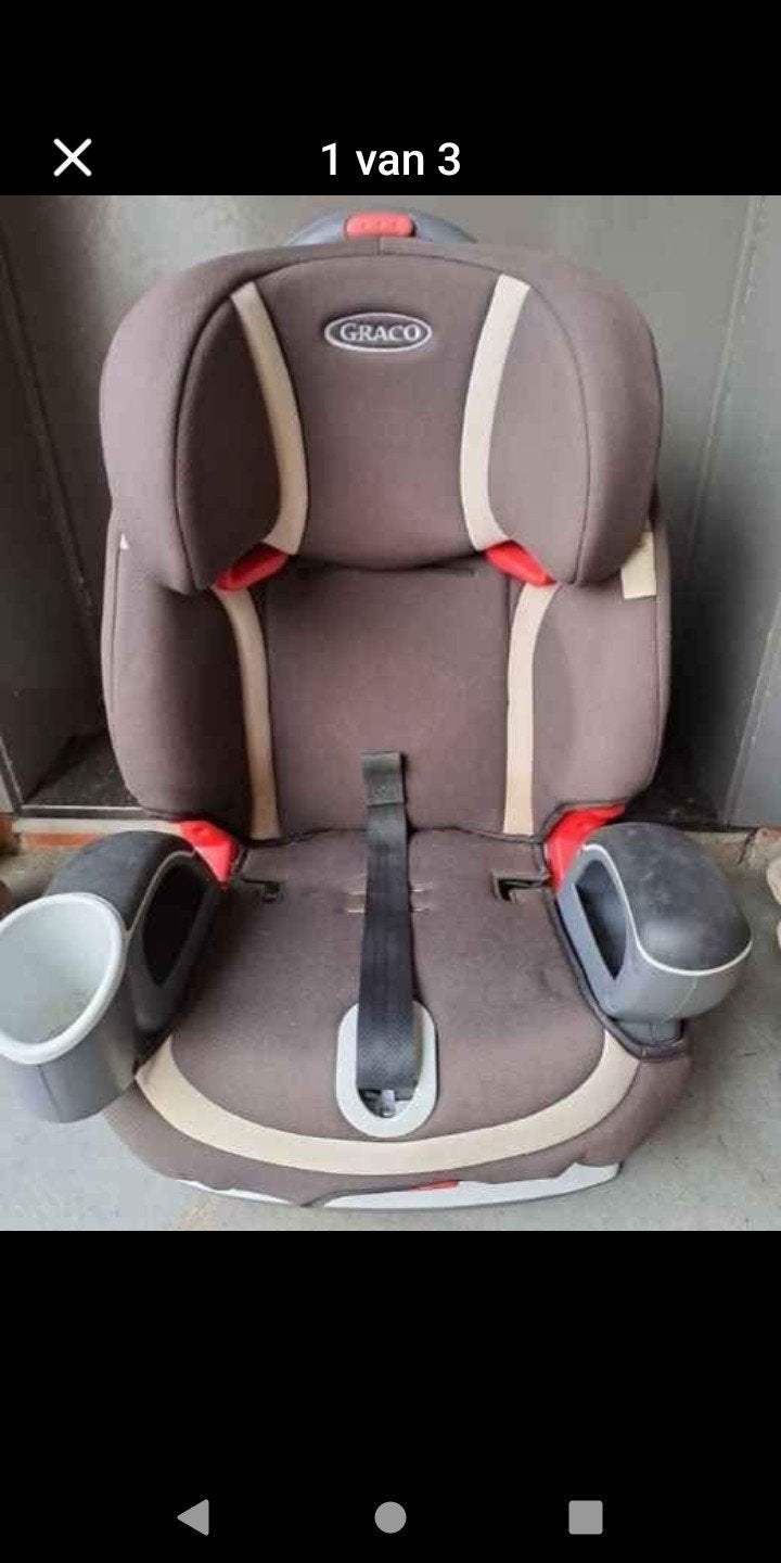 Autostoel Graco, Kinderen en Baby's, Autostoeltjes, Ophalen, 15 t/m 36 kg, Verstelbare rugleuning, Graco