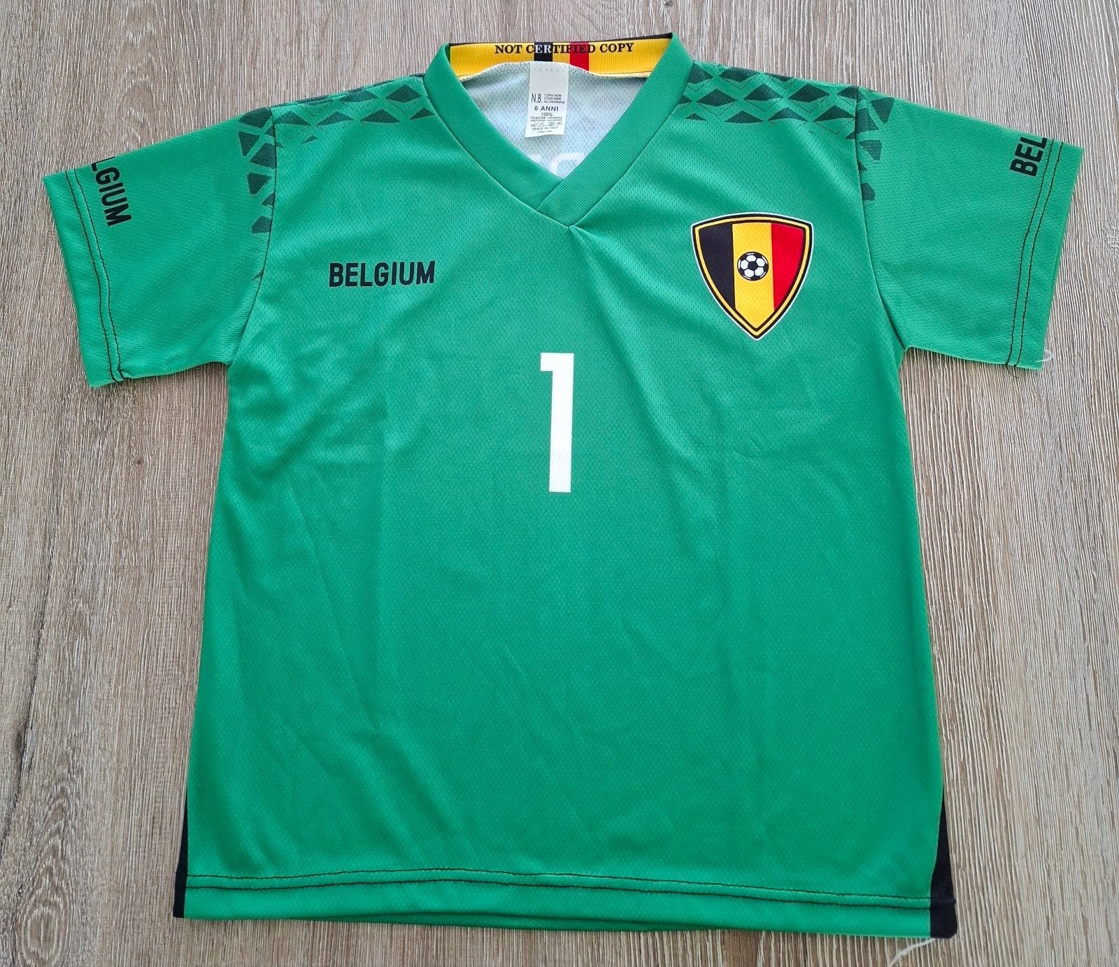 Kinder voetbalshirt België - 6 jaar - niet officieel, Taille XS ou plus petite, Enlèvement, Comme neuf, Maillot