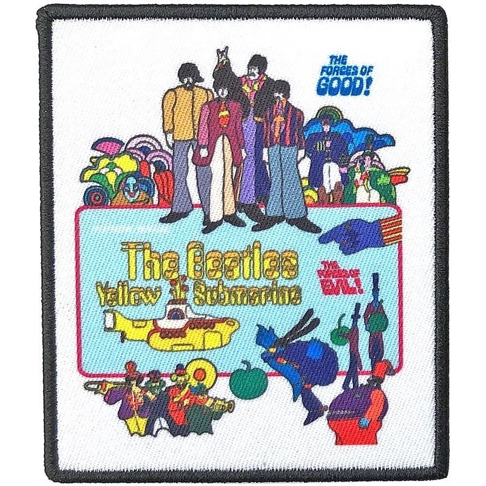 The Beatles - Yellow Submarine Movie Poster patch off. merch, Ophalen of Verzenden, Nieuw