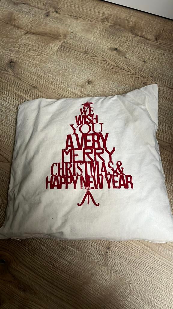Kerstballen, kerstkussen en kandelaar, Diversen, Kerst, Ophalen, Gebruikt