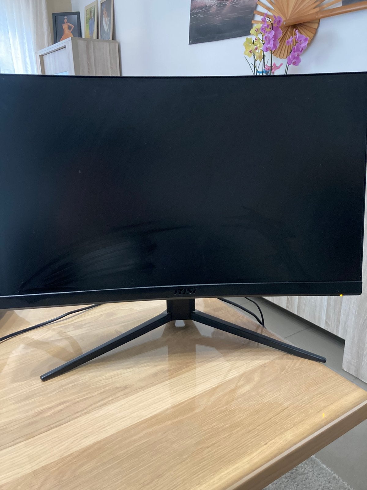 MSI Monitor 240Hz, Computers en Software, Kantelbaar, VA, Full HD, Zo goed als nieuw