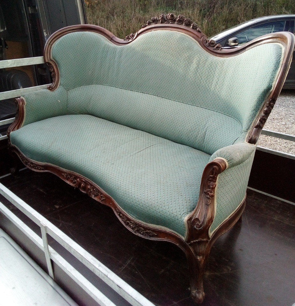 Louis bank, Ophalen