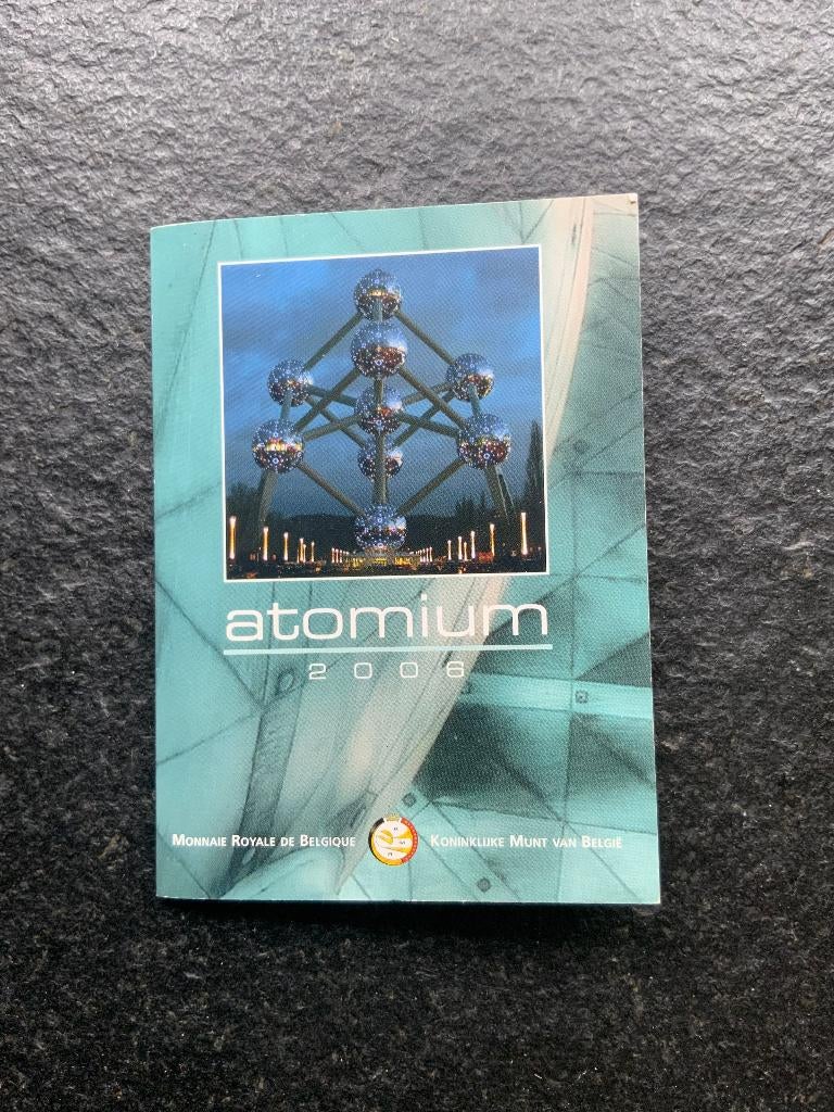 Coincard Belgie Atomium 2006, Enlèvement ou Envoi, 2 euros, Monnaie en vrac