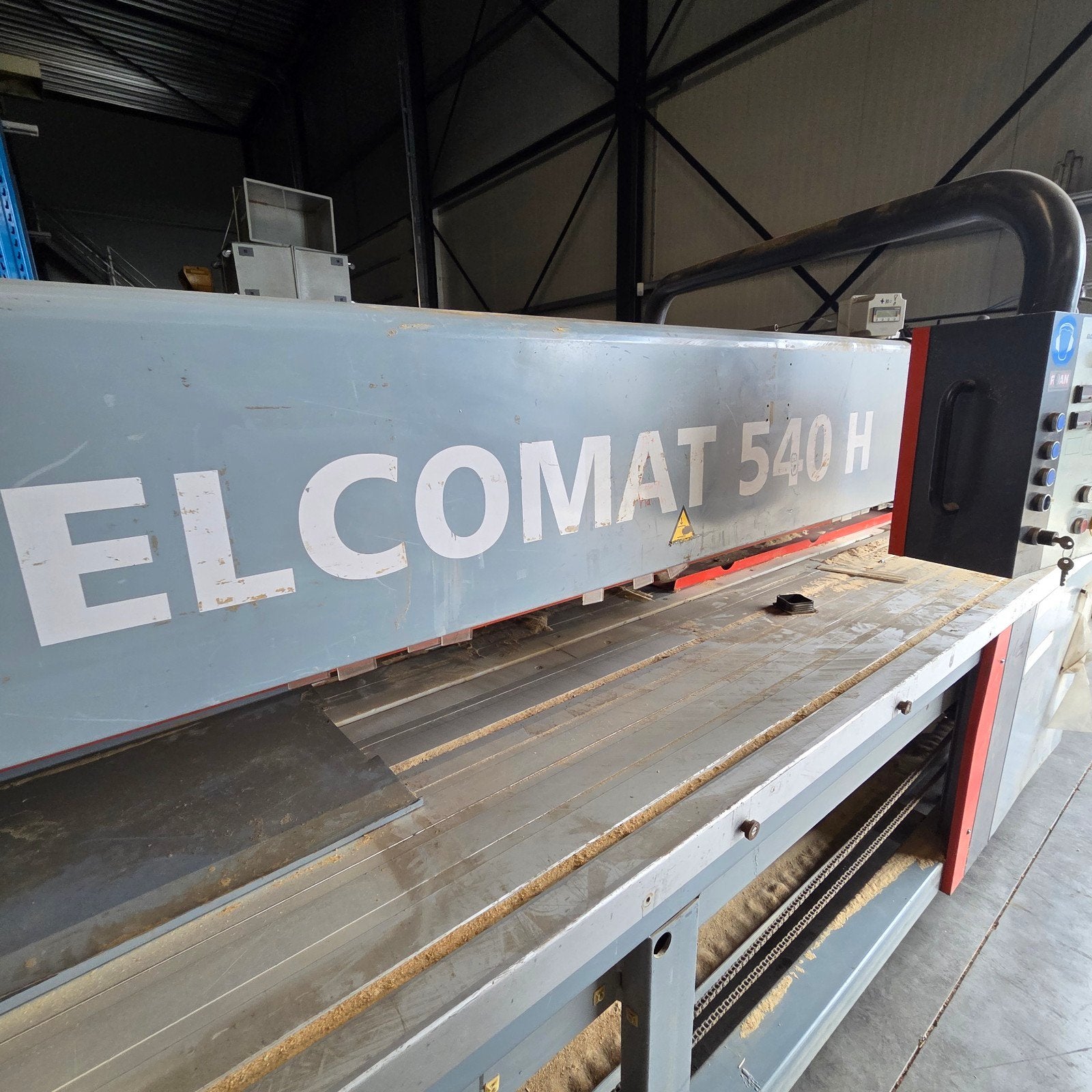 Elcon platenzaag opdeelzaag 5300mm automatisch, Zakelijke goederen, Ophalen of Verzenden