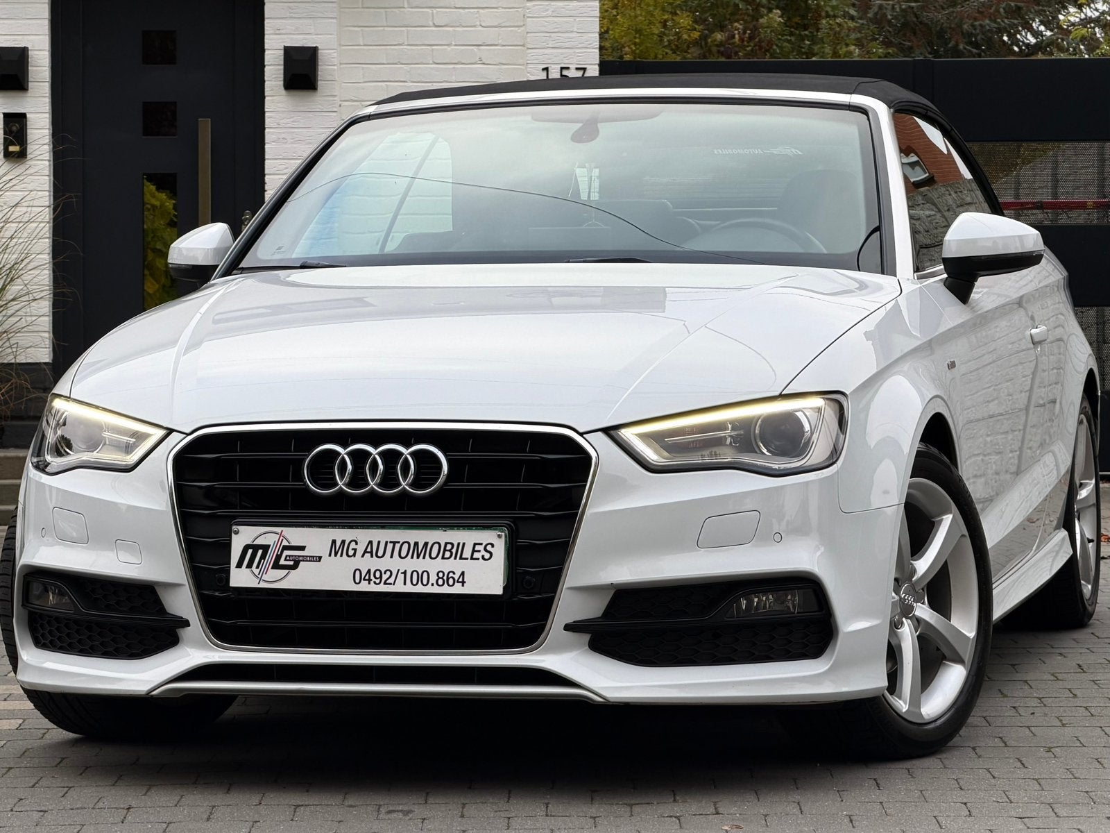 Audi A3 2.0 TDi - CABRIOLET - S LINE - LED XENON - NAVI CUIR, Cuir, Achat, Entreprise, Cabriolet