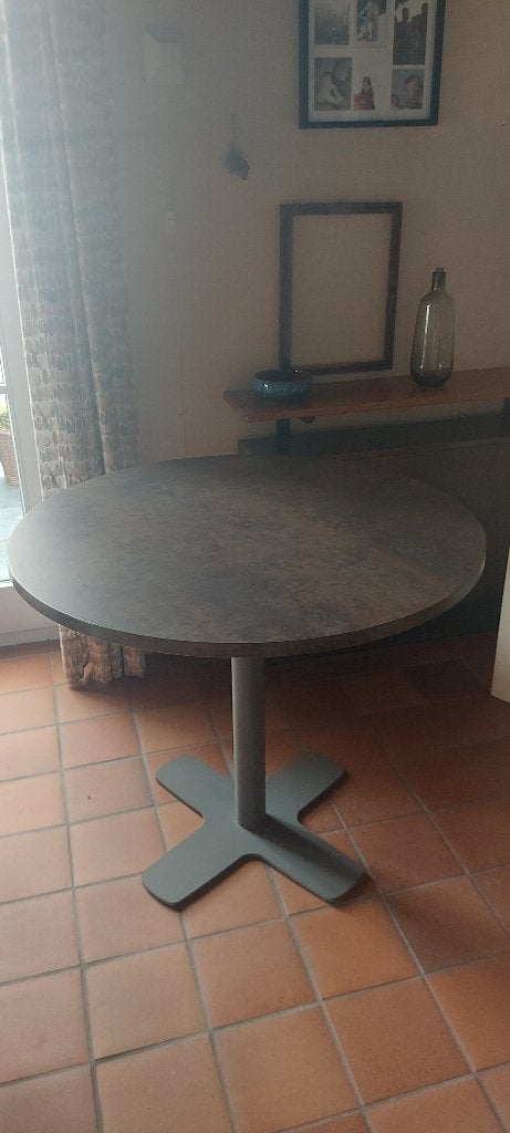 Perfecta Spinner ronde tafel (90 cm) Belgische topkwaliteit!, Huis en Inrichting, Tafels | Eettafels, Zo goed als nieuw, Vier personen