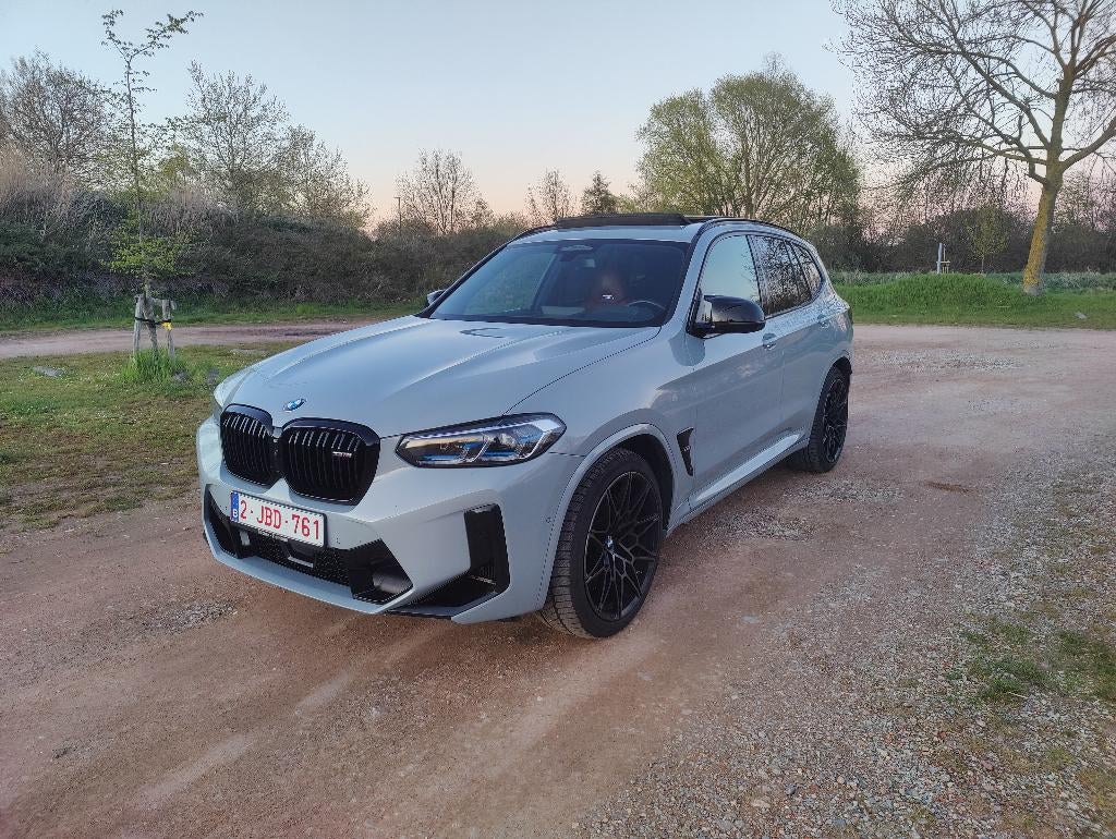 BMW X3 M Comp. 510pk – Lichte Vracht – Full Option – 2024, Autos, Cuir, Argent ou Gris, Achat, 375 kW