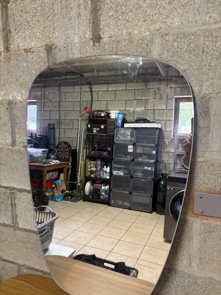 Miroir, Moins de 100 cm, Enlèvement, Utilisé, 50 à 75 cm