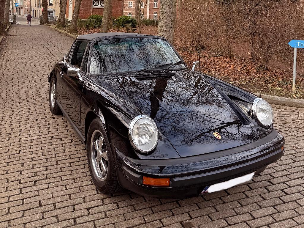 Porsche Targa, Auto's, 4 zetels, Achterwielaandrijving, Zwart, Cabriolet