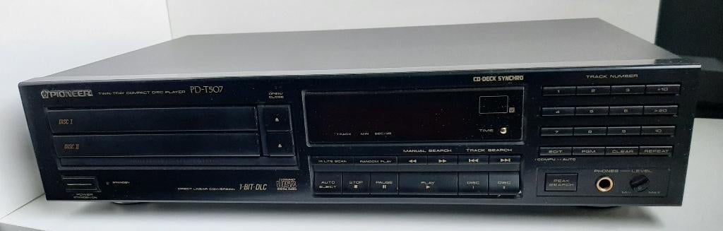 Vintage Dubbele CD speler PIONEER PD-T507, Enlèvement, Utilisé, Pioneer