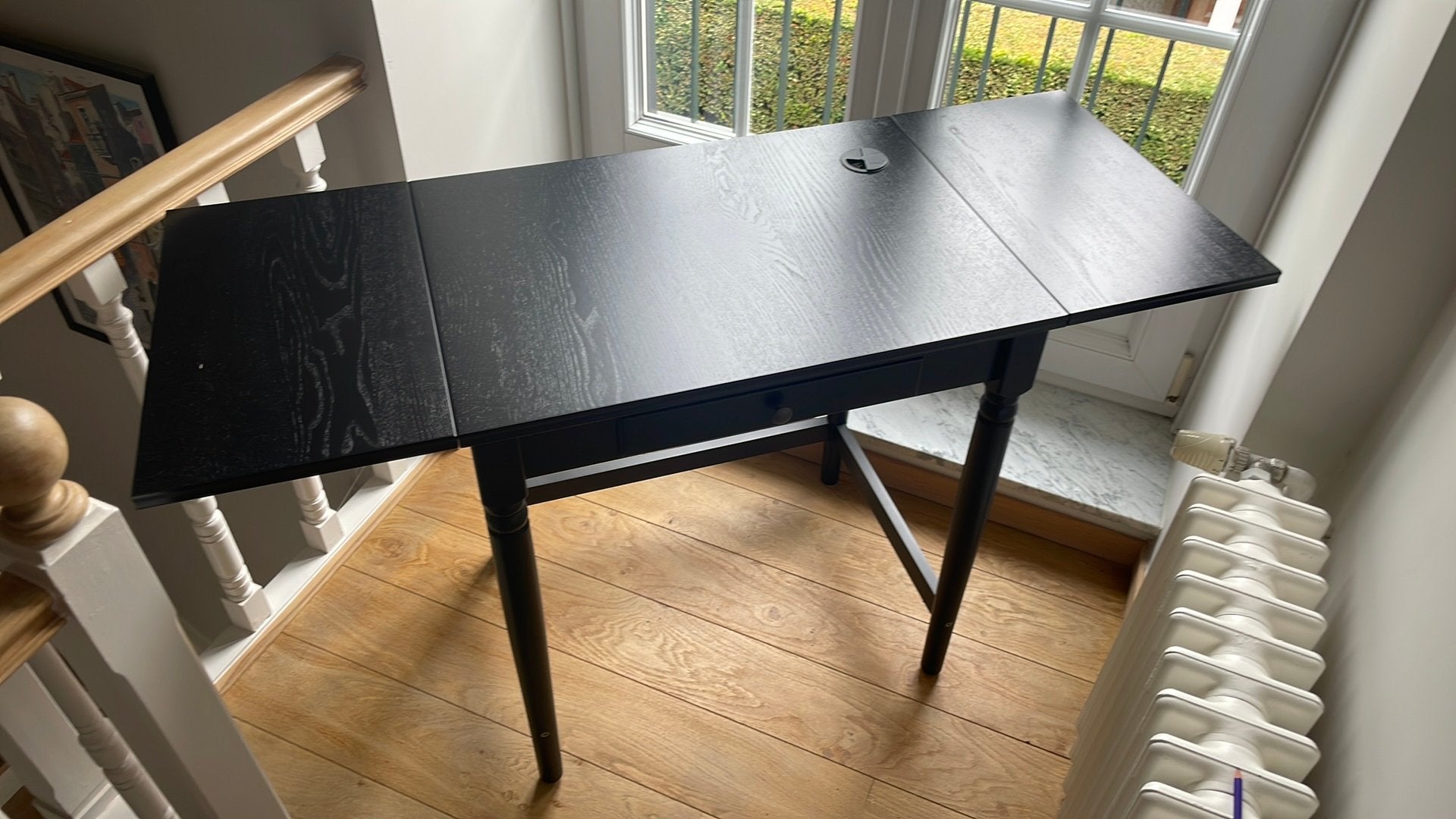 Joli bureau noir, Enlèvement, Comme neuf, Noir