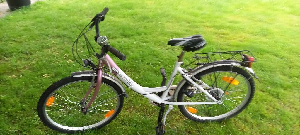 kinderfietsje, Fietsen en Brommers, Ophalen, 20 inch of meer, Gebruikt, Velgrem