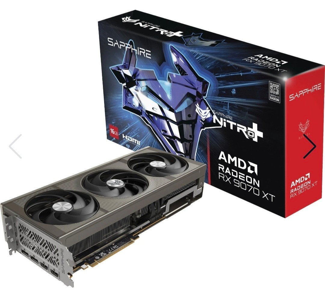 AMD 9070XT saphire nitro, Ophalen, AMD, GDDR6, HDMI