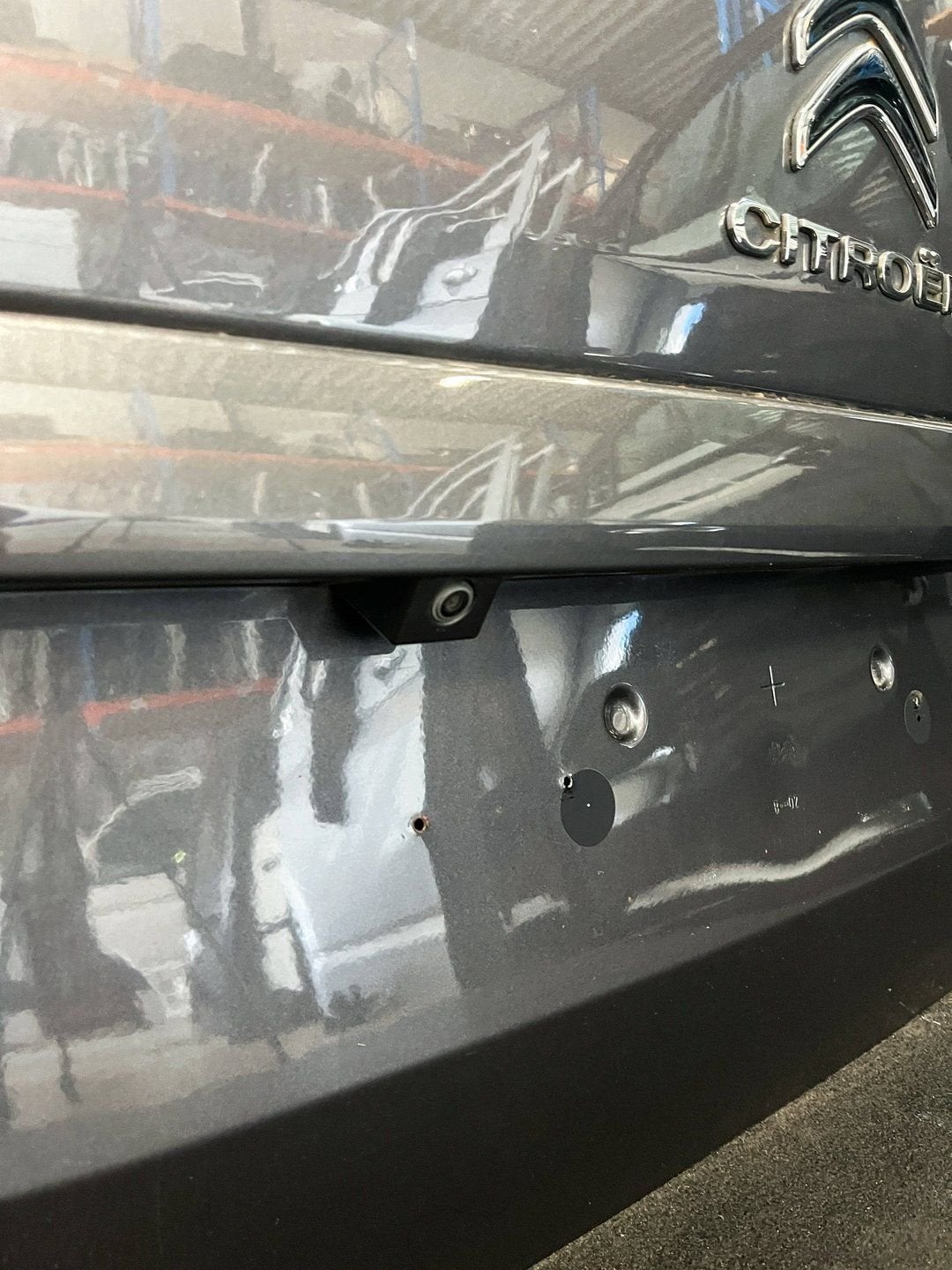 Achterklep Citroen Berlingo Multispace KCA grijs 9820436180, Arrière, -, Haillon arrière, Utilisé