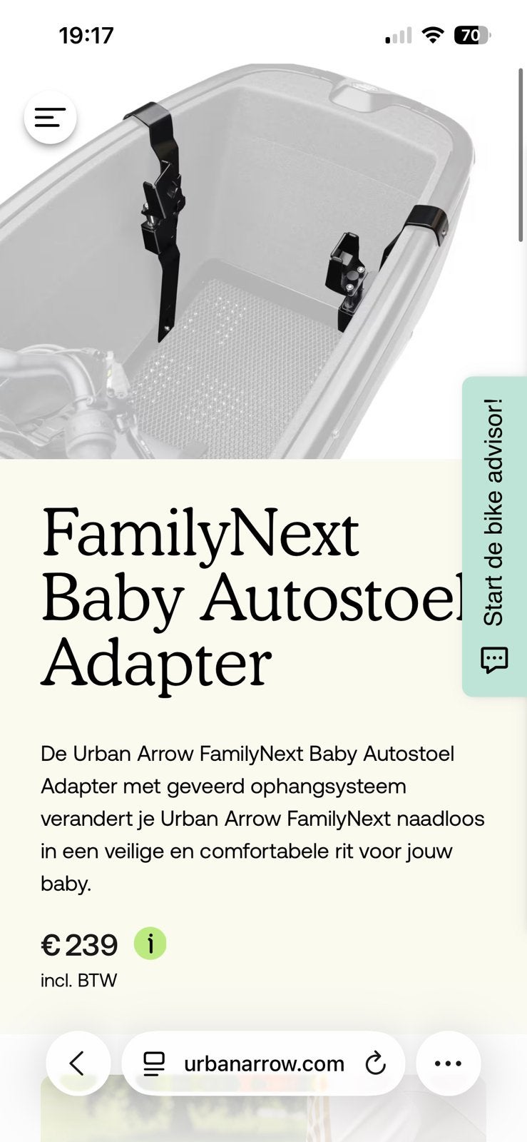 Urban arrow adapter, Ophalen, Zo goed als nieuw
