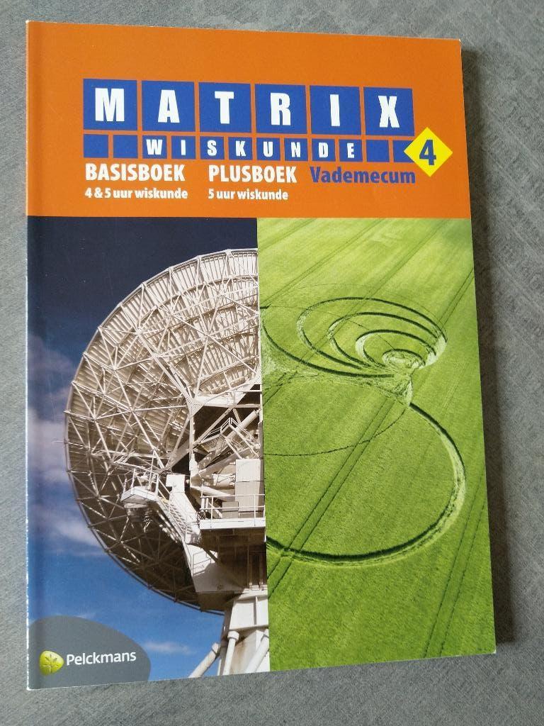 Boek wiskunde 'Matrix' voor 4 secundair, Boeken, Ophalen, Nieuw