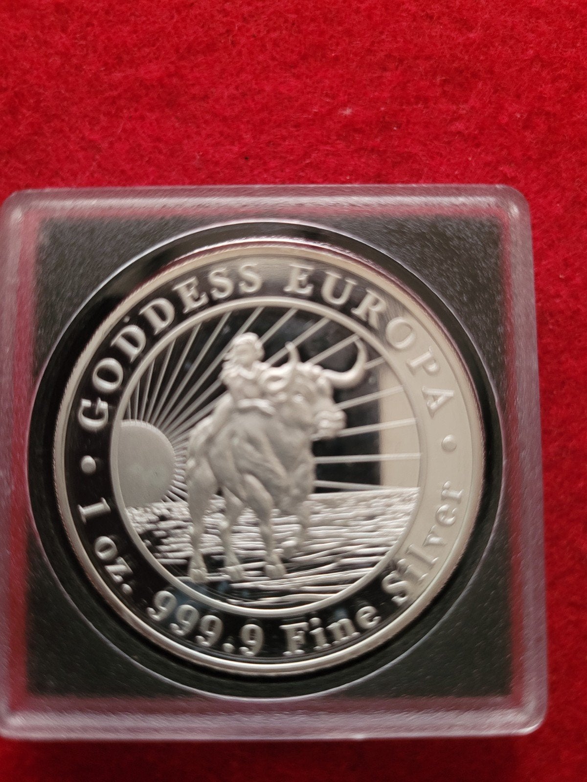 1oz zilveren 999 Goddess Europa beleggingsmunt, Enlèvement ou Envoi, Argent