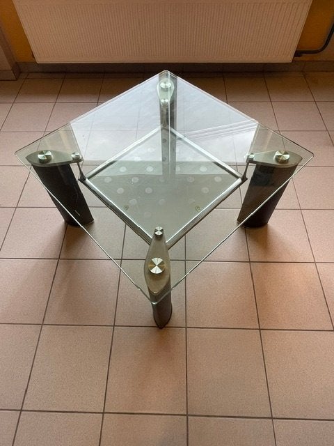 salontafel, Huis en Inrichting, Tafels | Salontafels, Ophalen, Gebruikt, Glas