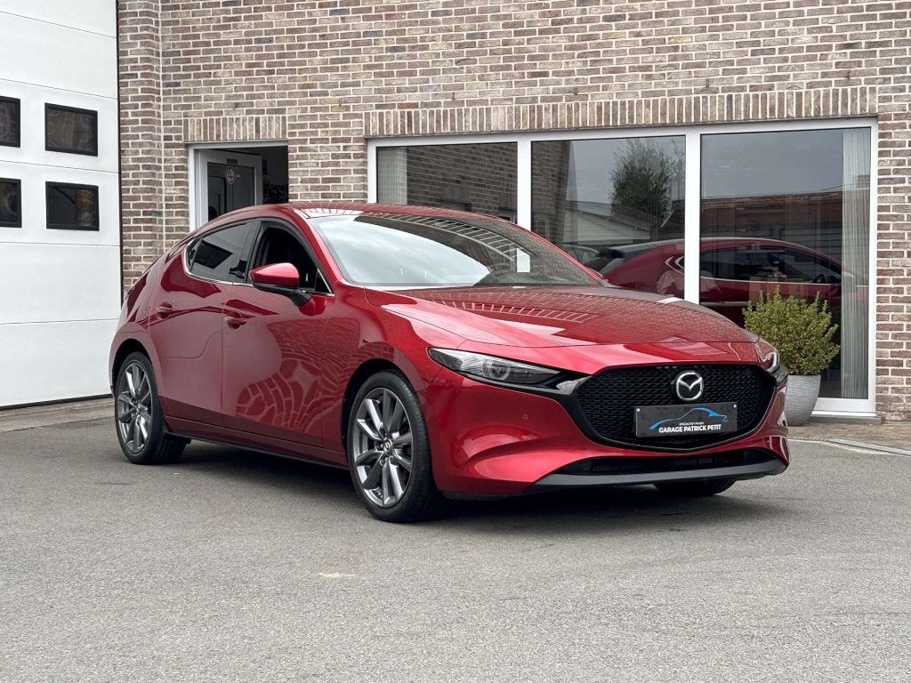 Mazda 3 2.0 M-HYBRID SKYCRUISE / Automaat / Leder / 68000km, 140 g/km, Entreprise, Noir, 5 portes