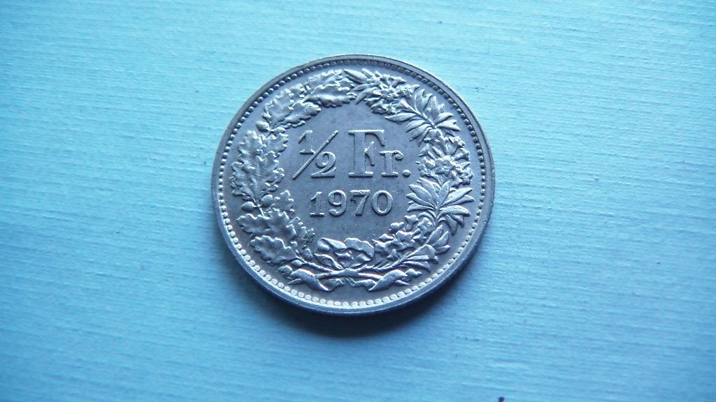 suisse 1/2 franc 1970, Enlèvement