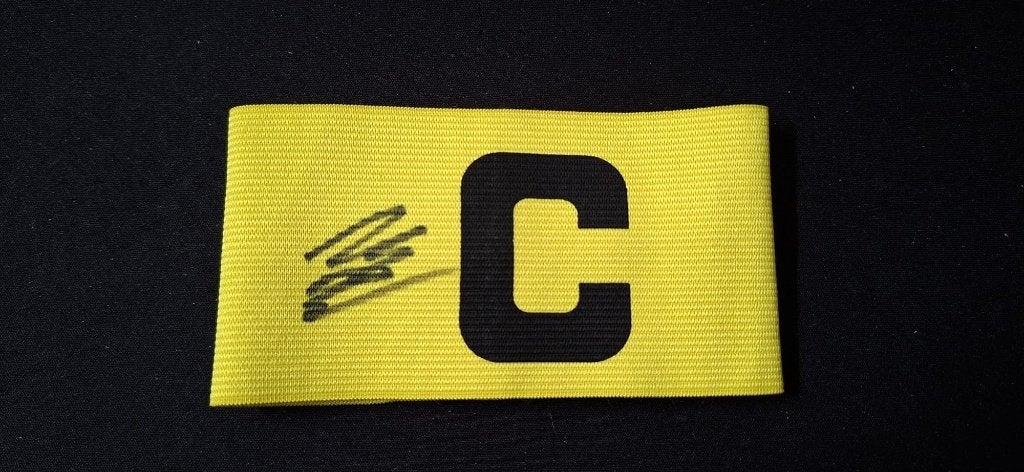 Aanvoerdersband met handtekening; Mika Godts # Ajax, Verzamelen, Verzenden, Nieuw, Shirt
